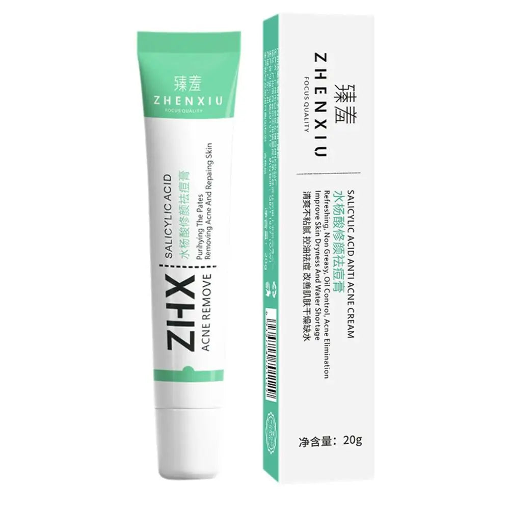Salicylic Acid Shrink Pore Cream Elimination Large Pores Remove Blackehead Face Smooth Repairing Skin Care Product